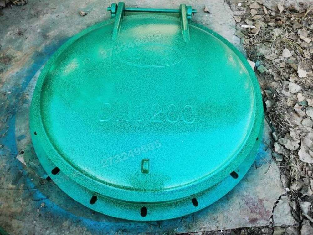 于田县绿色DN1200玻璃钢拍门