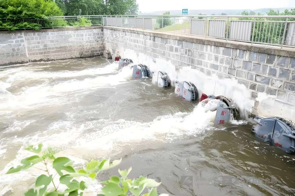 孝南河道治理侧开拍门