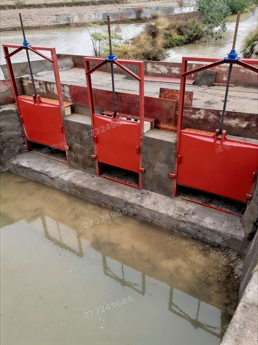 武汉河道控水铸铁闸门