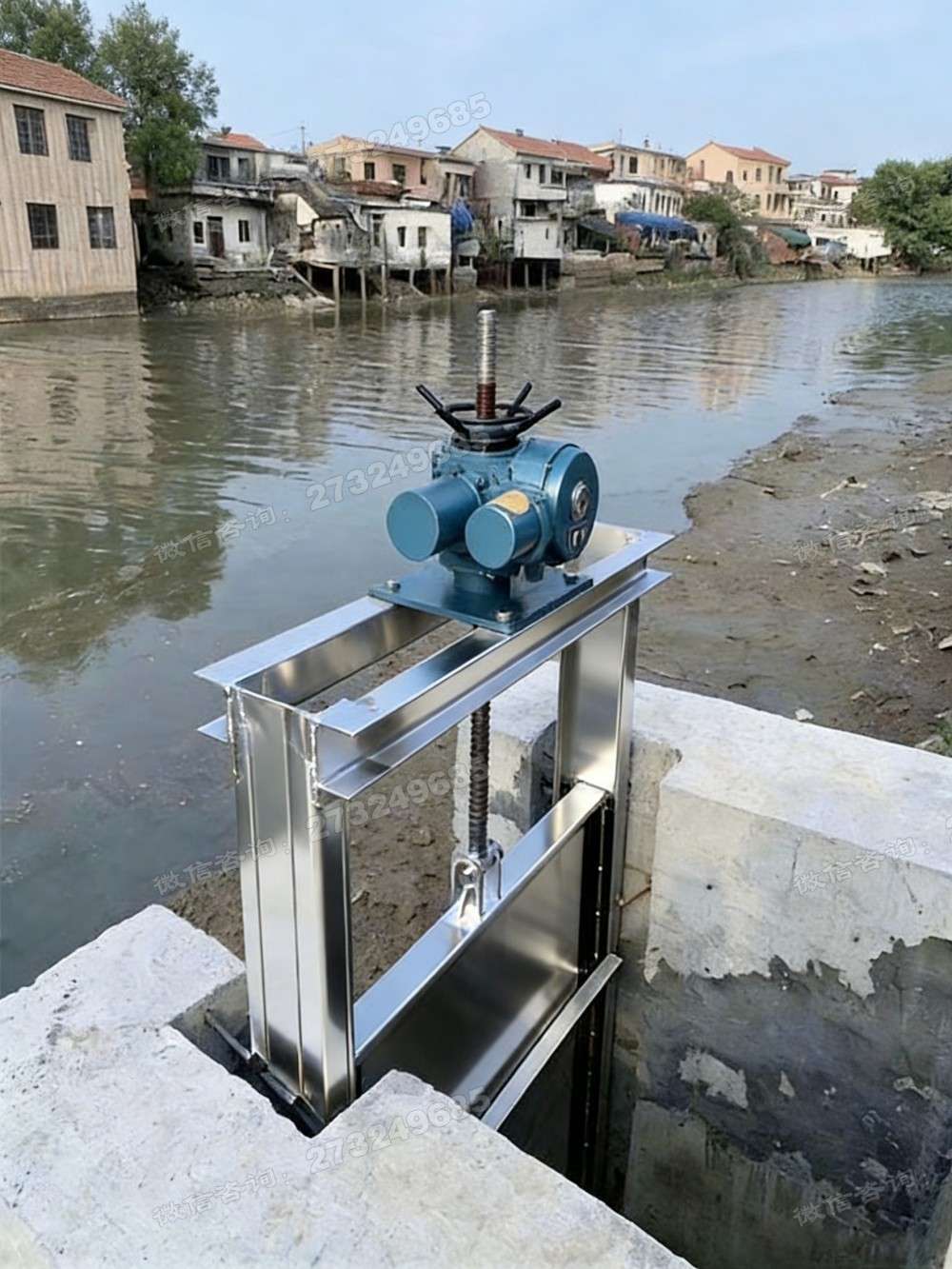 普宁河岸不锈钢闸门