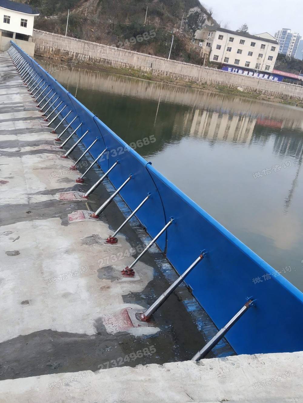 灵丘合页式液压钢坝