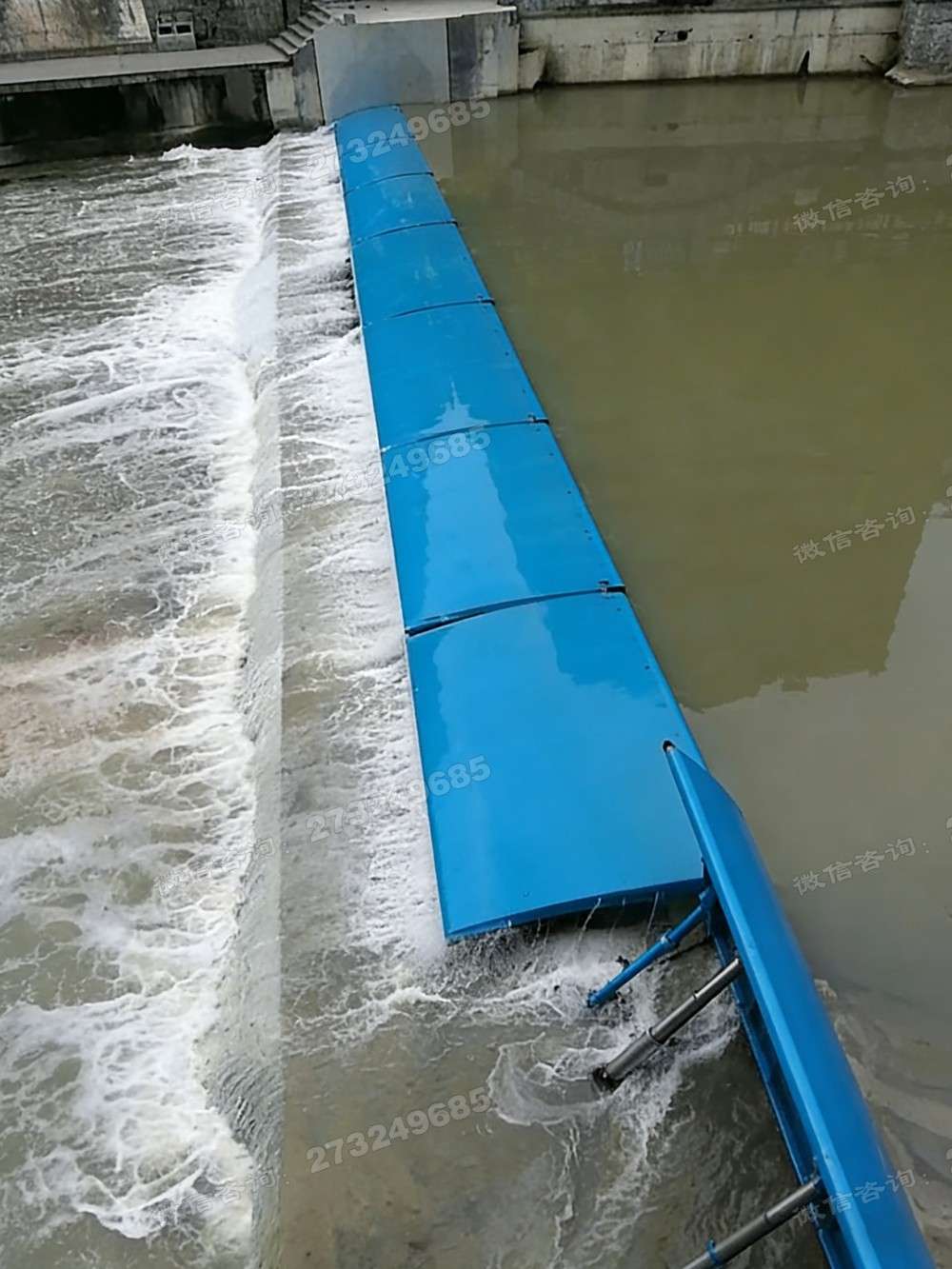 缙云县泄洪式液压钢坝