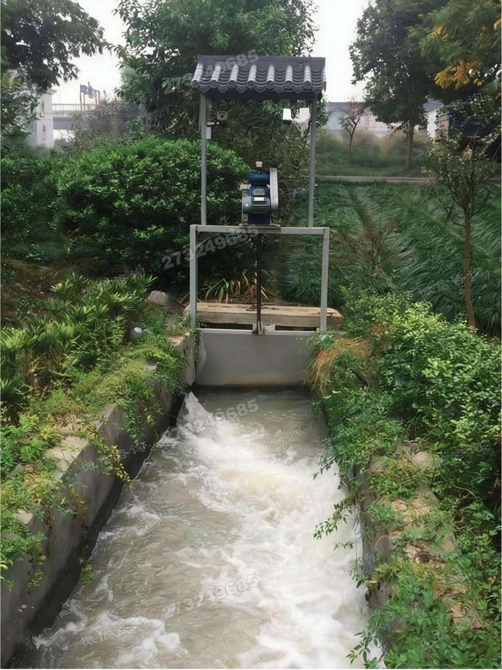 保定带防雨棚电动闸门