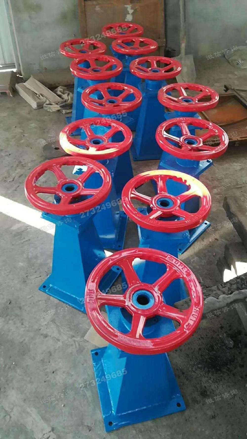 秦皇岛蓝色手轮启闭机