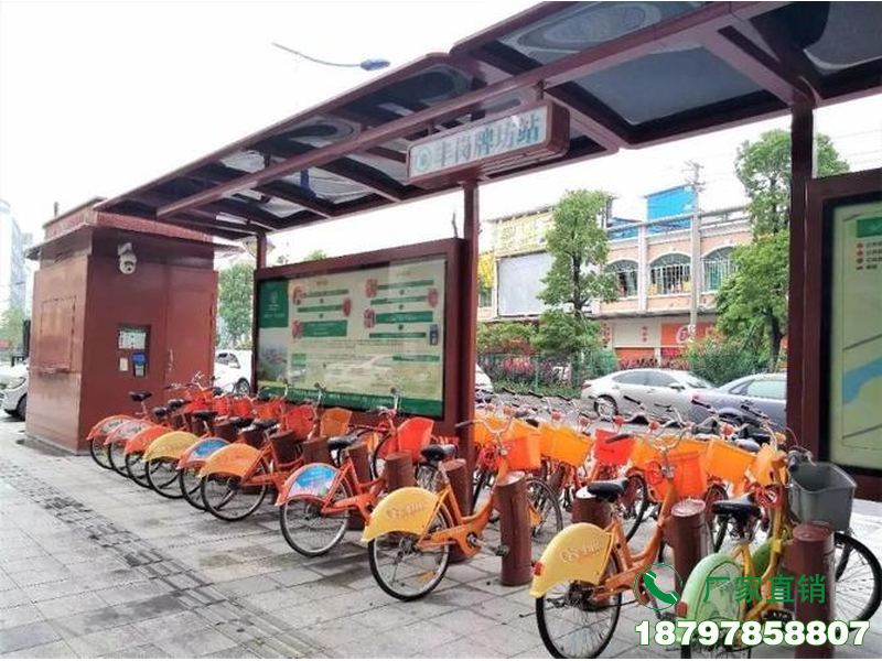 张北公共自行车停放亭